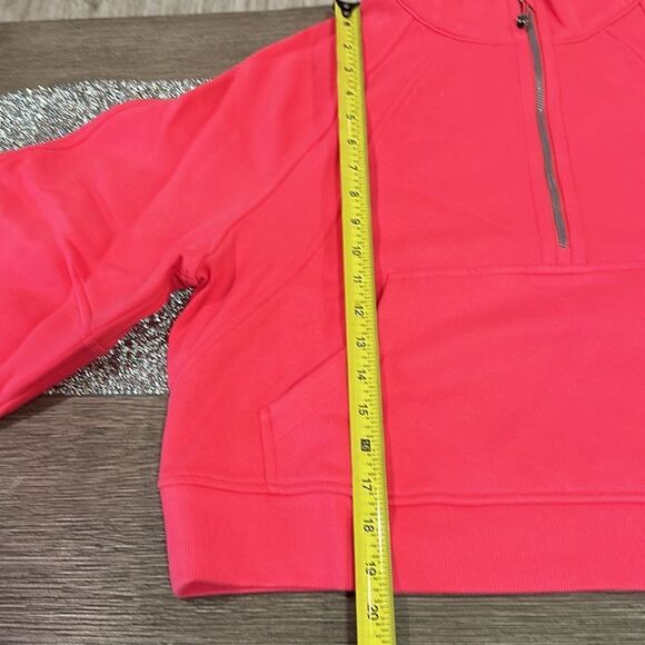 Lululemon Scuba Oversized Half-Zip Hoodie Glaze Pink NWT Size M/L - Picture 6 of 8